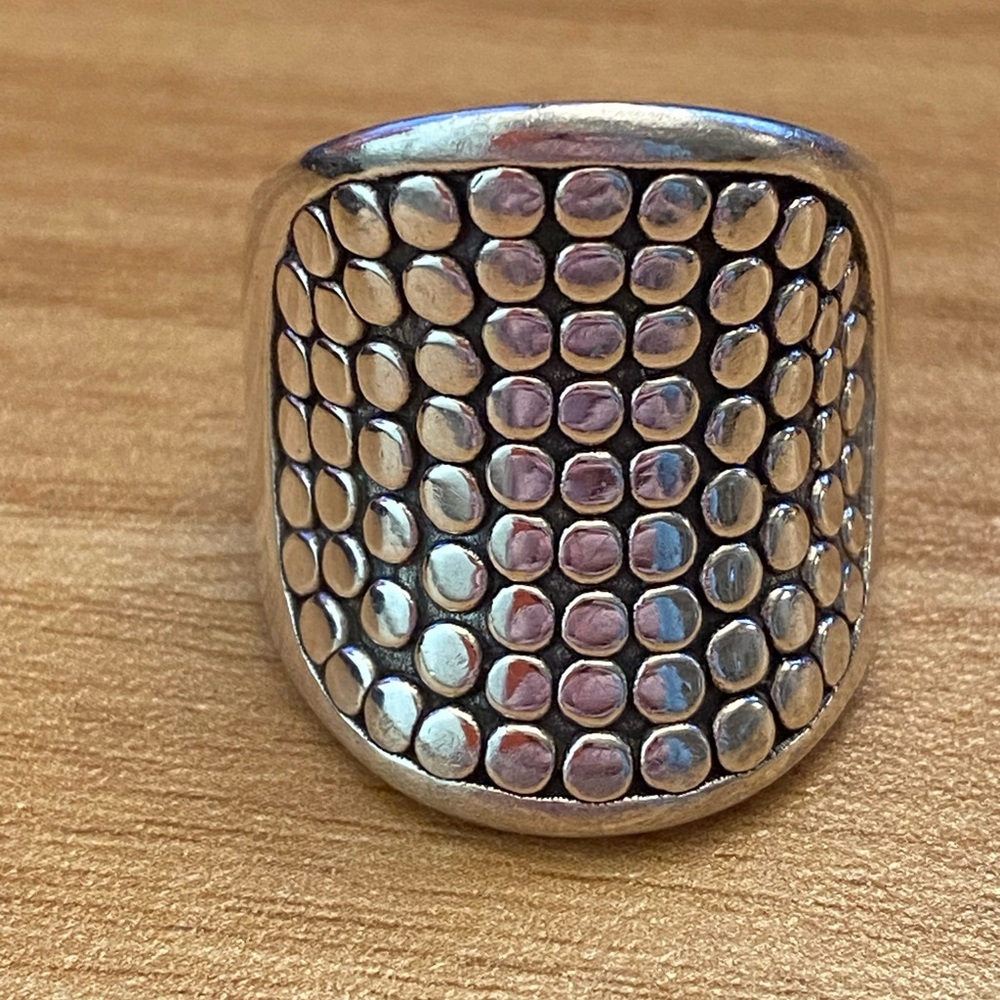 Big, beautiful bohemian Thai 925 sterling silver ring!